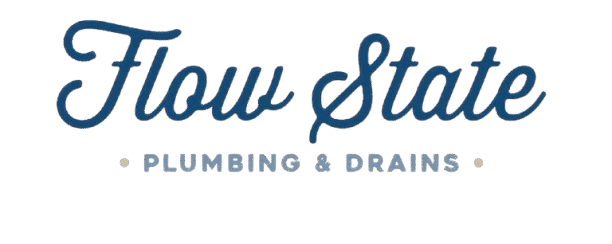 Company logo that reads "Flow State Plumbing & Drains"